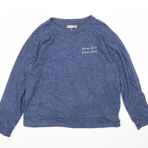 New Look Womens Blue   Pullover Jumper Size M