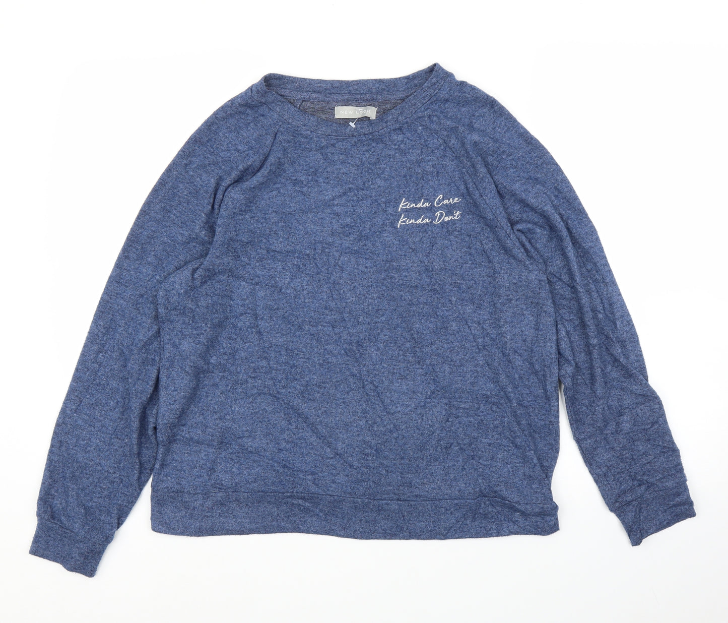 New Look Womens Blue   Pullover Jumper Size M