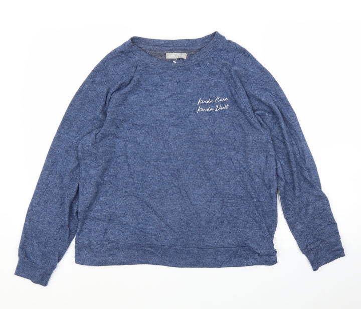 New Look Womens Blue   Pullover Jumper Size M