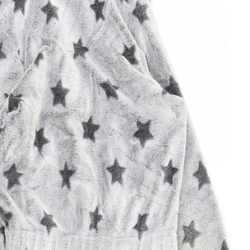 TU Girls Grey Solid  Capri Robe Size 11-12 Years  - Stars