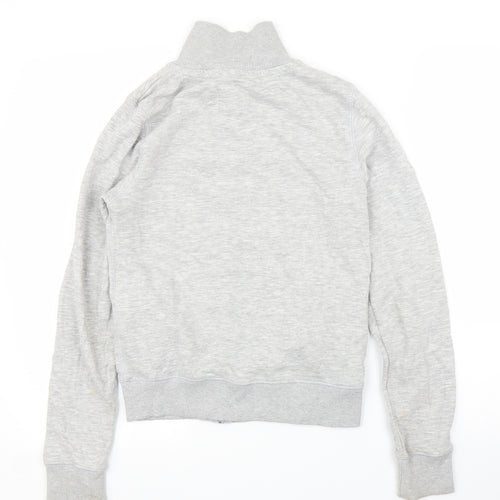 H&M Girls Grey   Full Zip Jumper Size 14 Years
