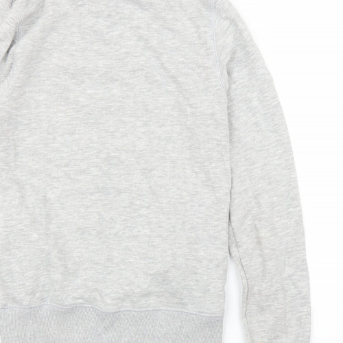 H&M Girls Grey   Full Zip Jumper Size 14 Years