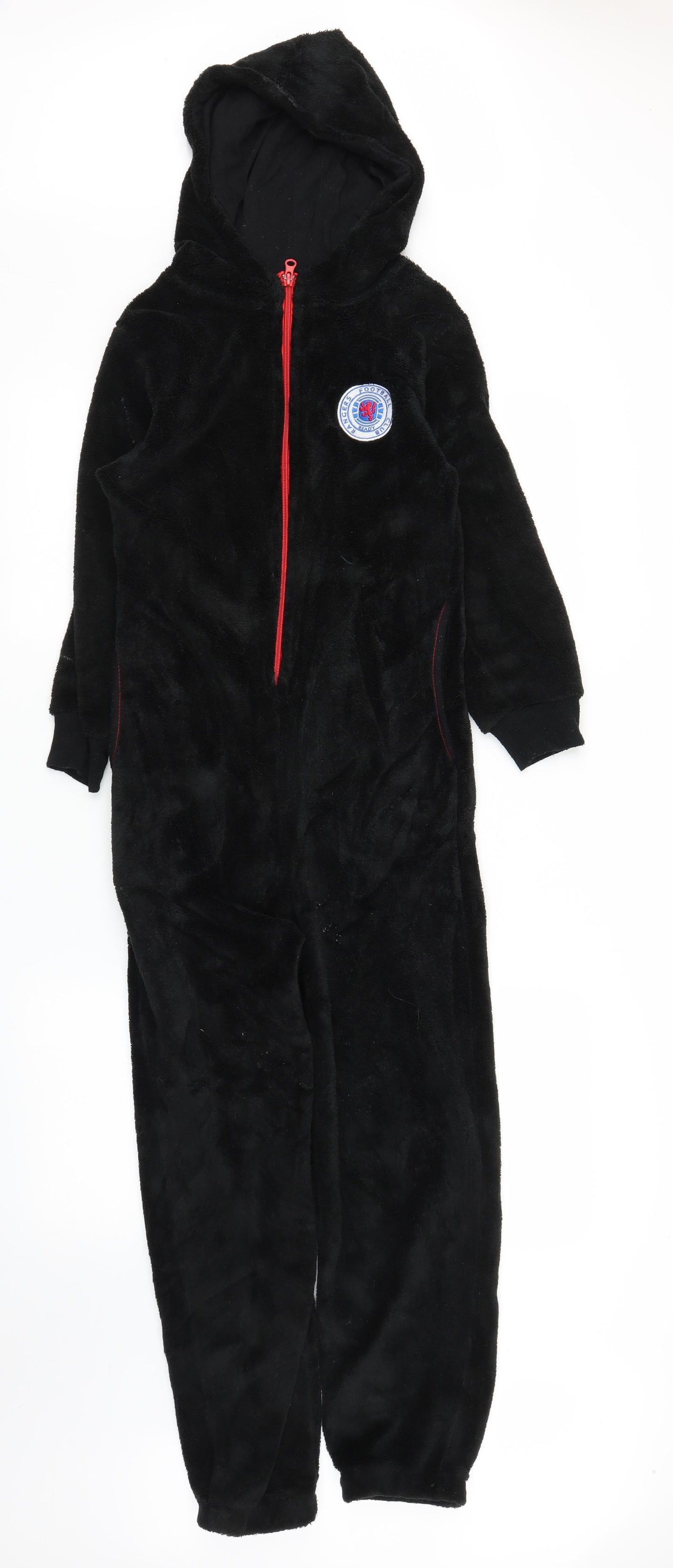 Rangers Boys Black Solid   One Piece Size 11-12 Years  - Rangers FC
