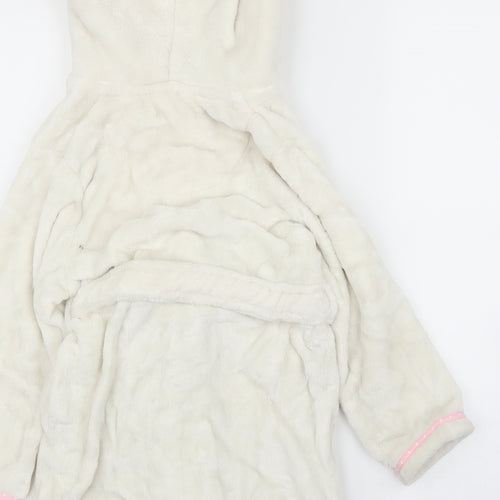 Debenhams Girls White Solid  Capri Robe Size 5 Years