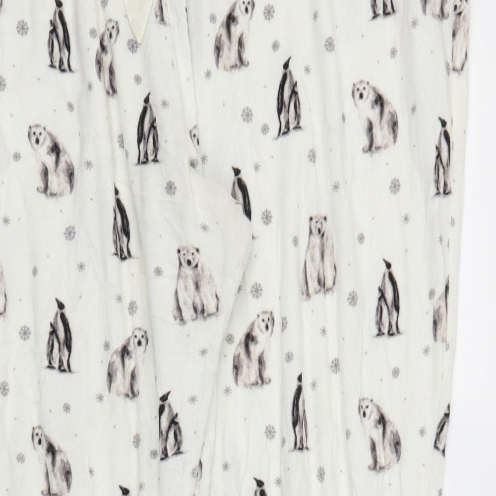 TU Womens Ivory Animal Print  Chemise Pyjama Set Size 24  - Polar bear