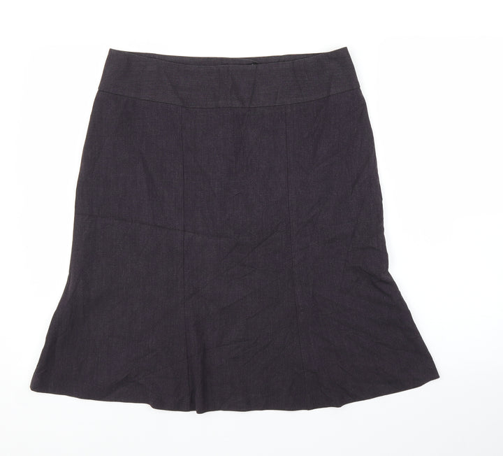 BHS Womens Purple Trumpet Skirt Size 12