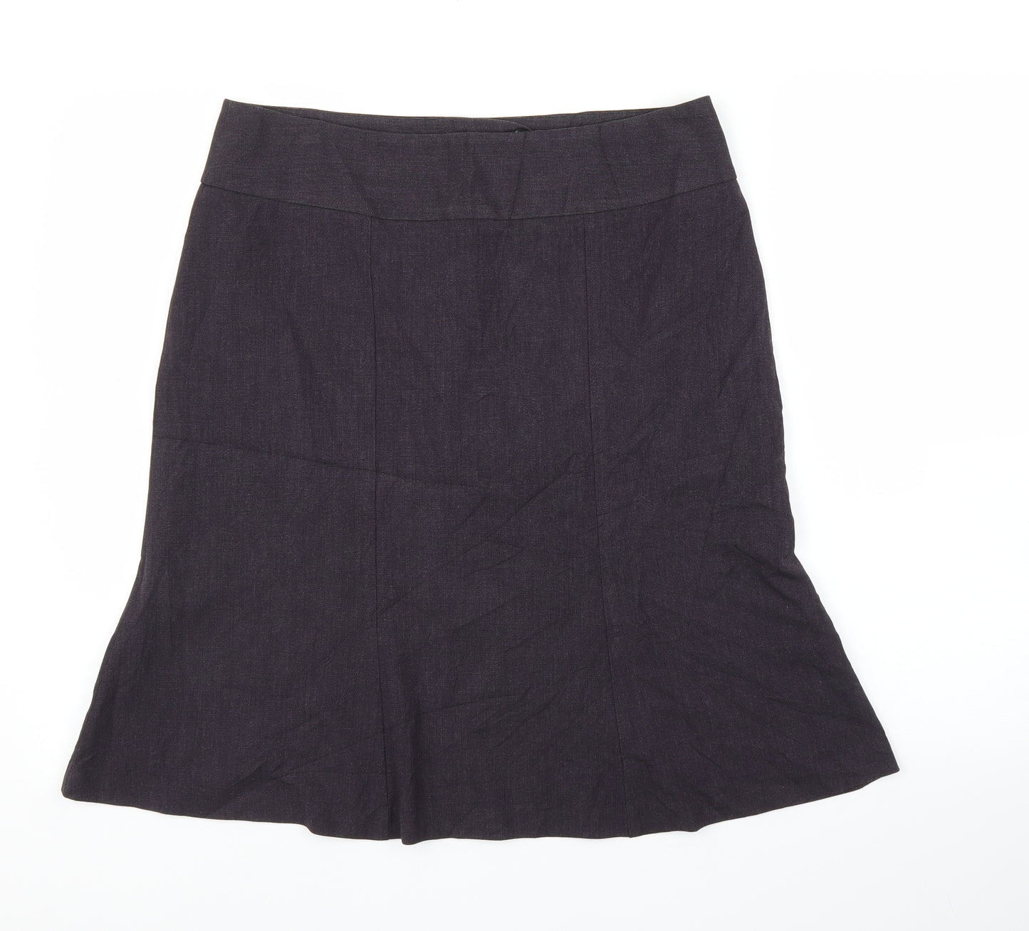 BHS Womens Purple   Trumpet Skirt Size 12
