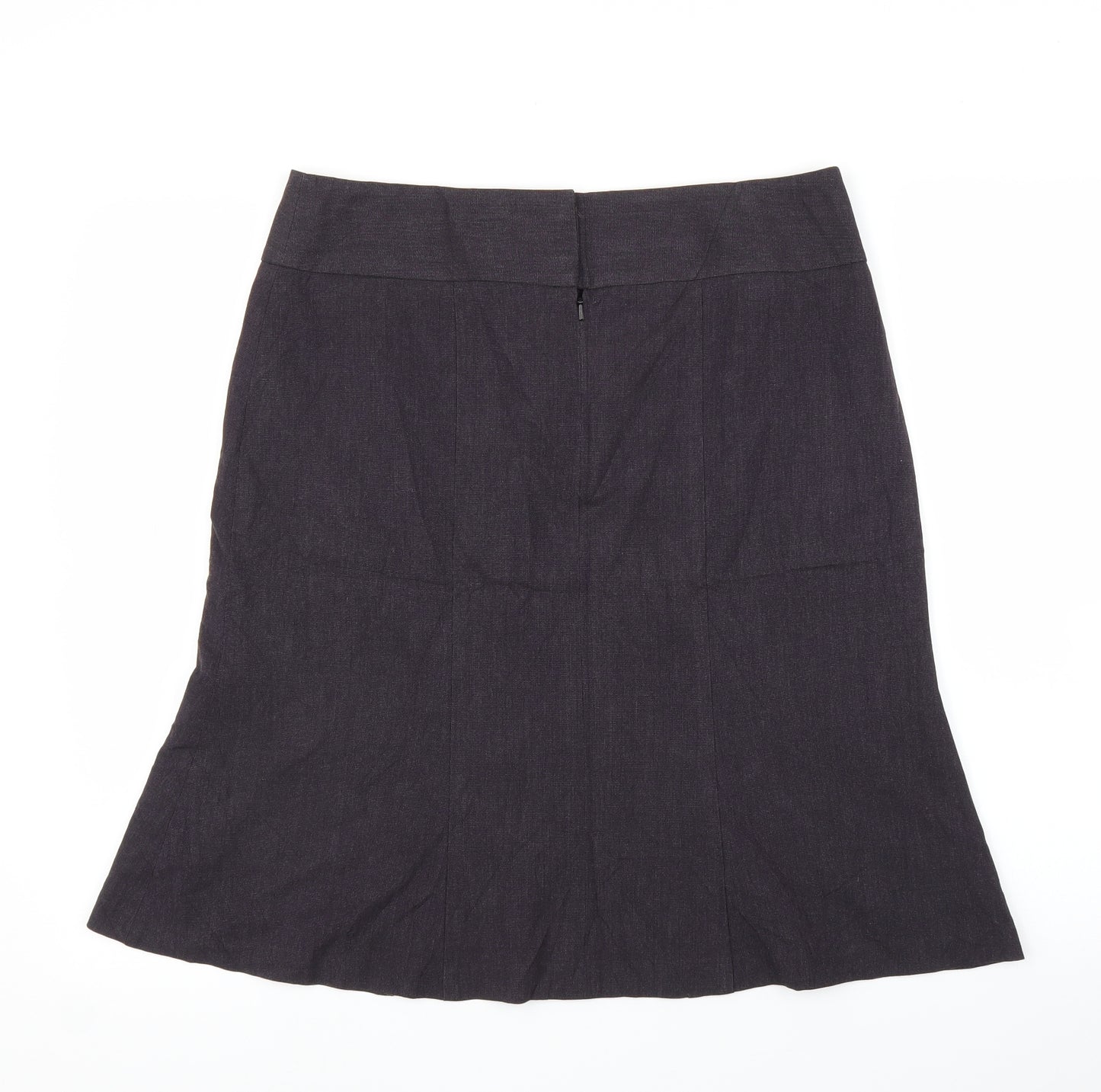 BHS Womens Purple   Trumpet Skirt Size 12
