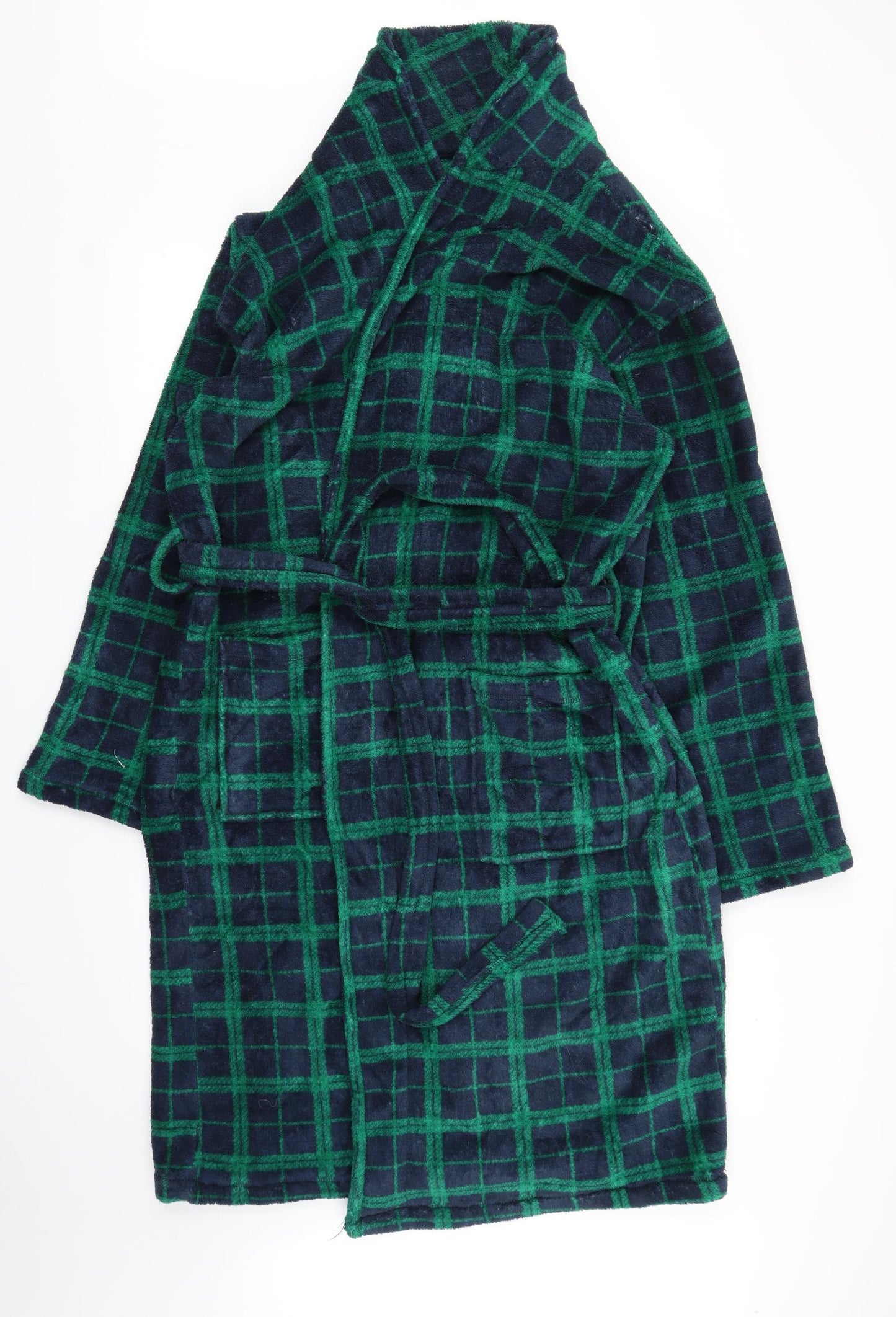 Primark Mens Green Polka Dot   Robe Size L