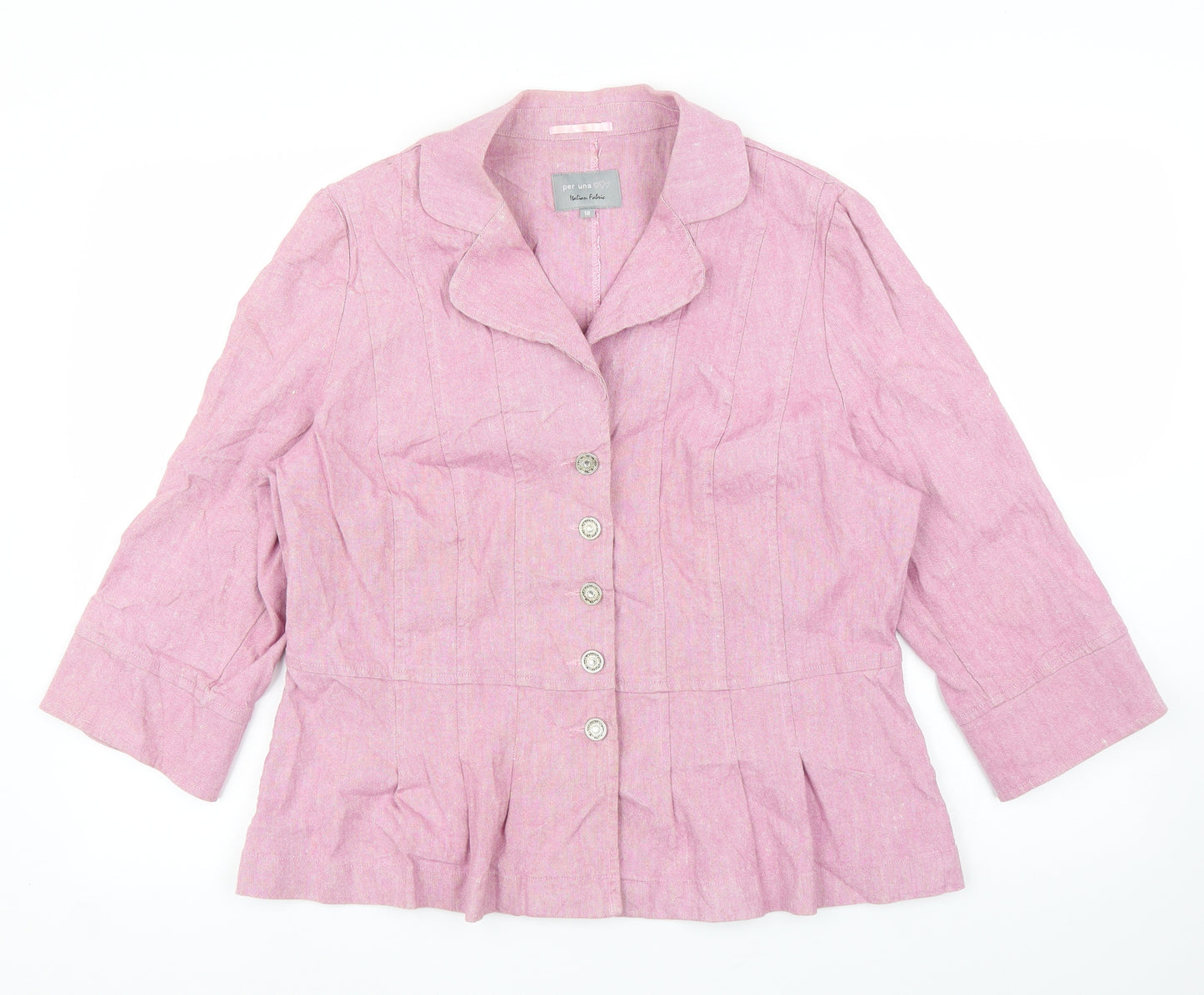 M&S Womens Pink   Basic Blouse Size 16  - Jacket