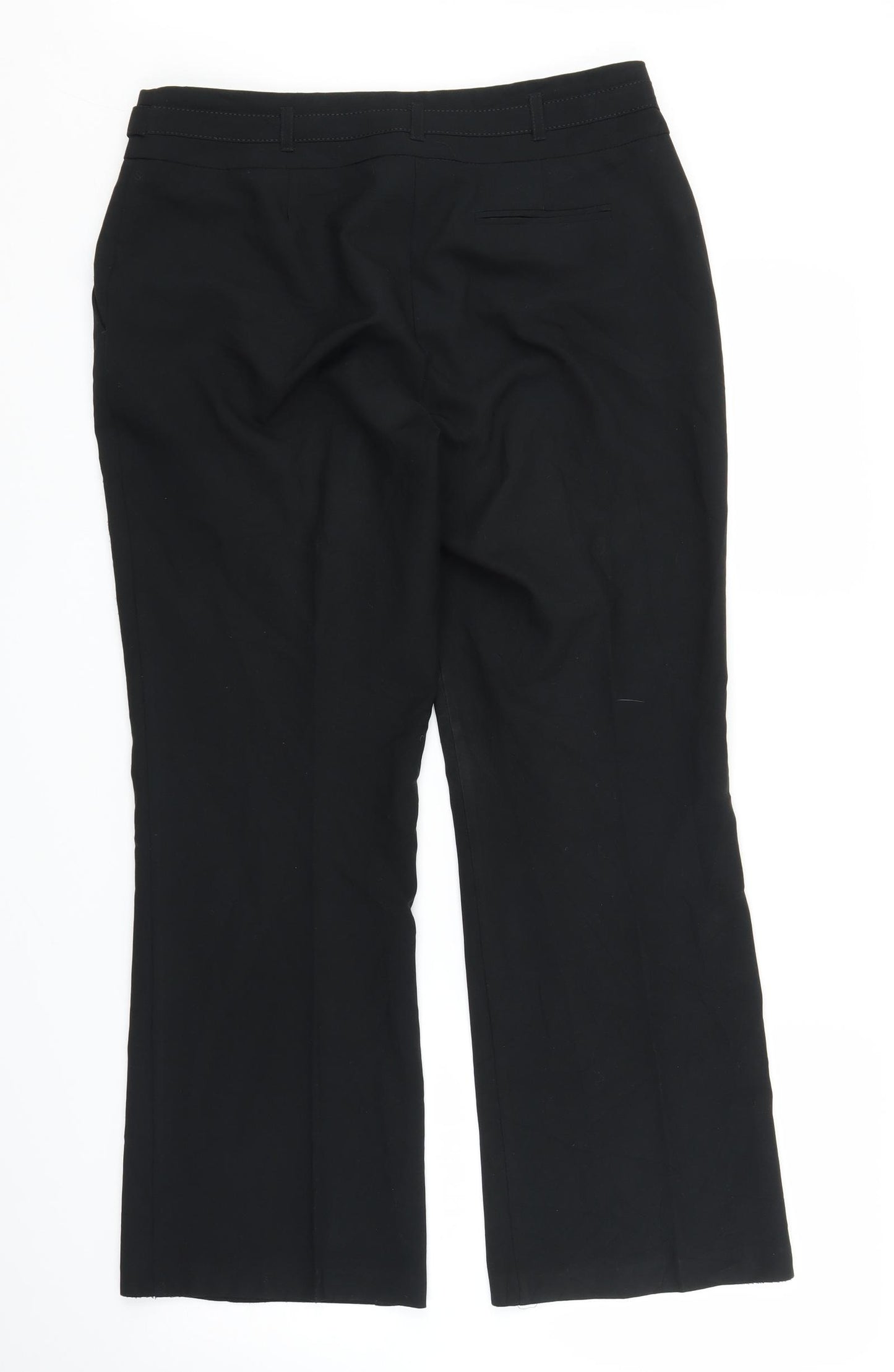 BHS Womens Black   Trousers  Size 12 L28 in