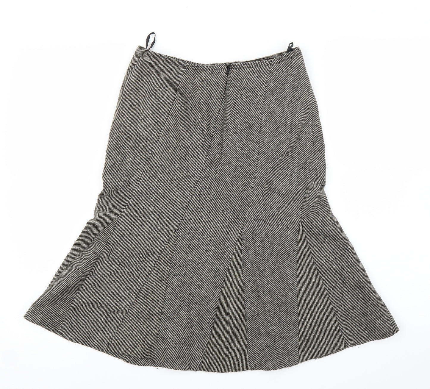 Preworn Womens Brown   Trumpet Skirt Size S