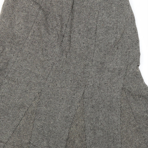 Preworn Womens Brown   Trumpet Skirt Size S