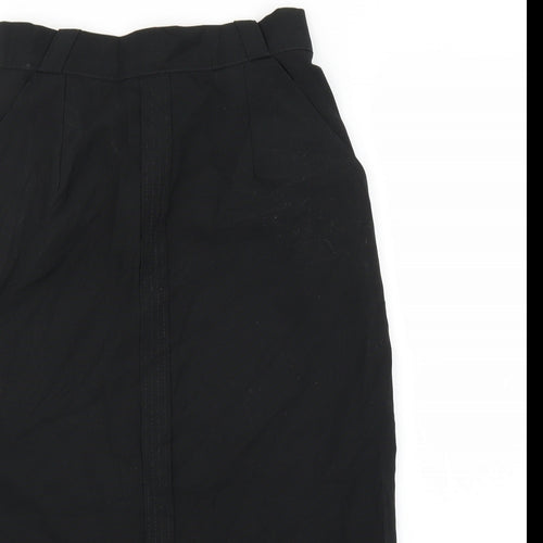 M&S Womens Black   Straight & Pencil Skirt Size 12