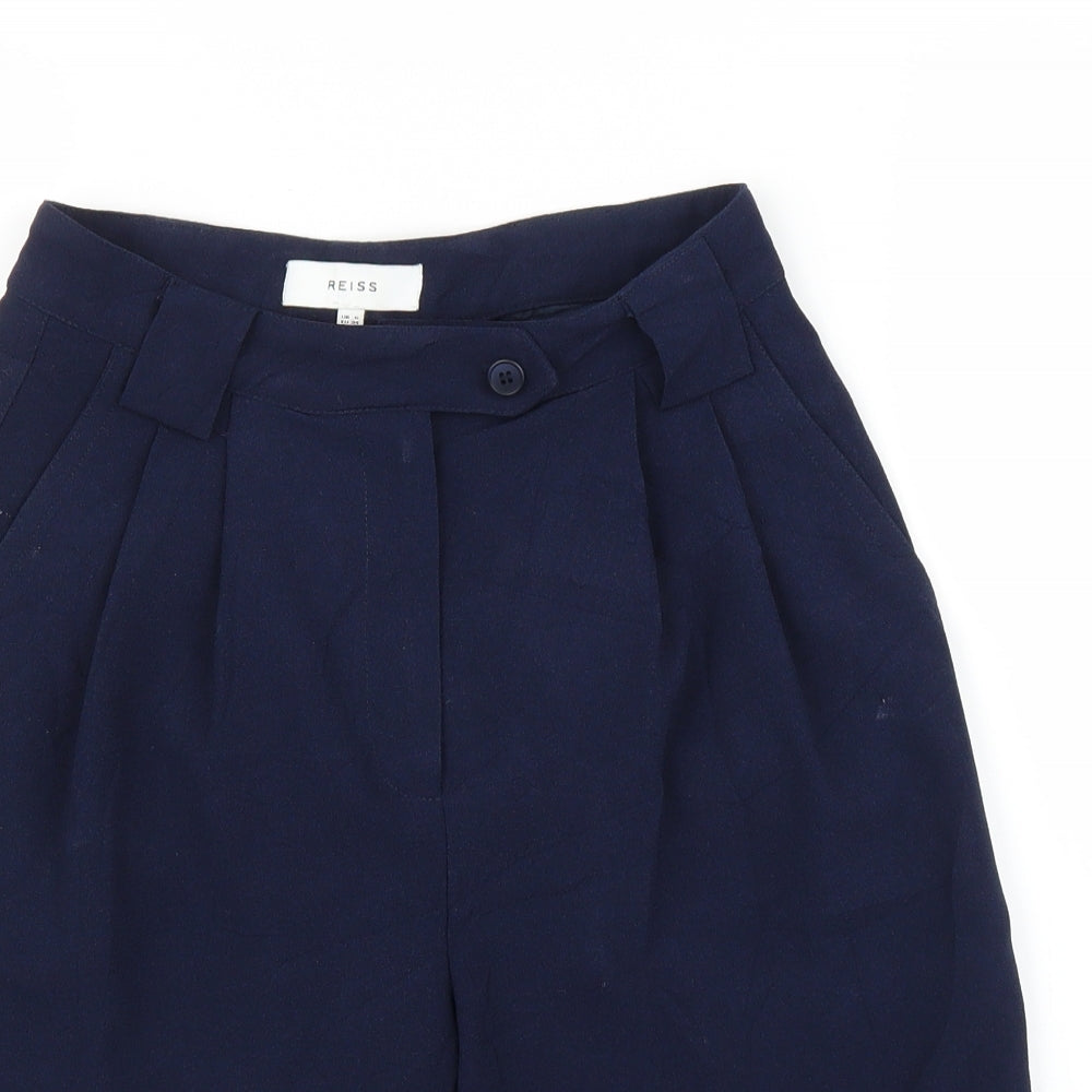 Reiss Womens Blue   Paperbag Shorts Size 6