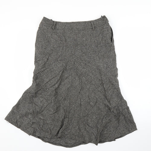 Klass Womens Grey   Trumpet Skirt Size 12