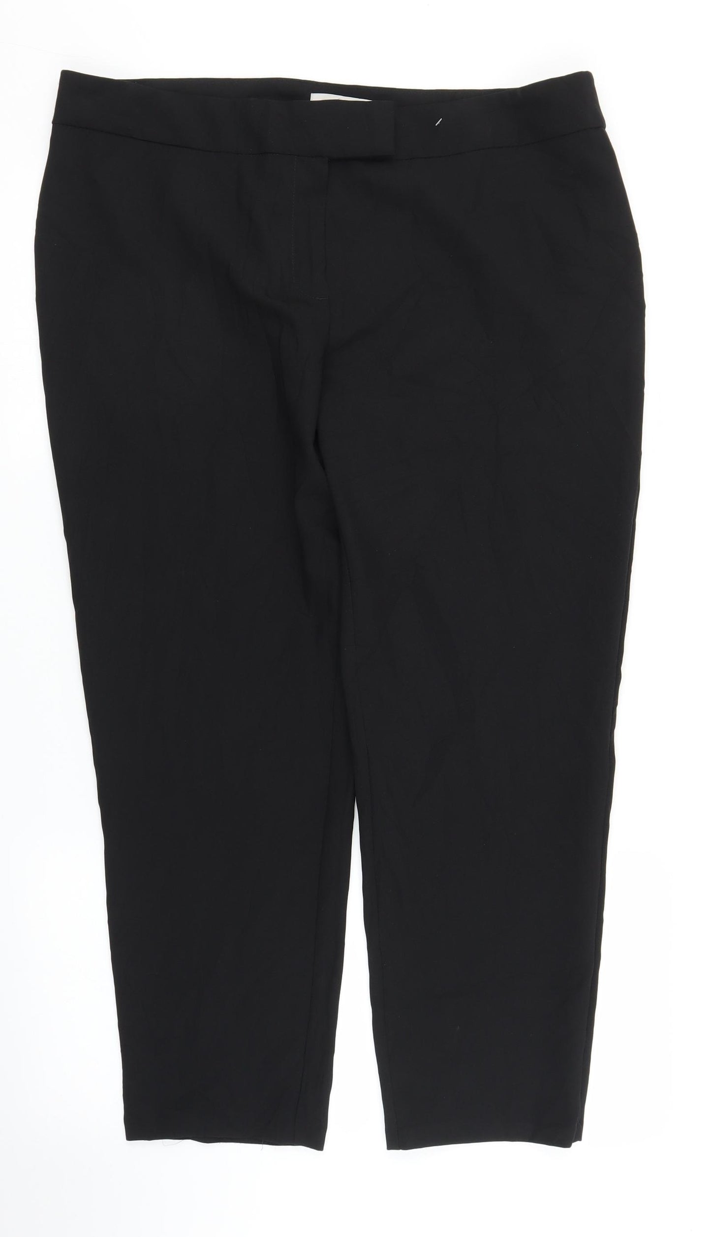 George Womens Black   Capri Trousers Size 18 L24 in