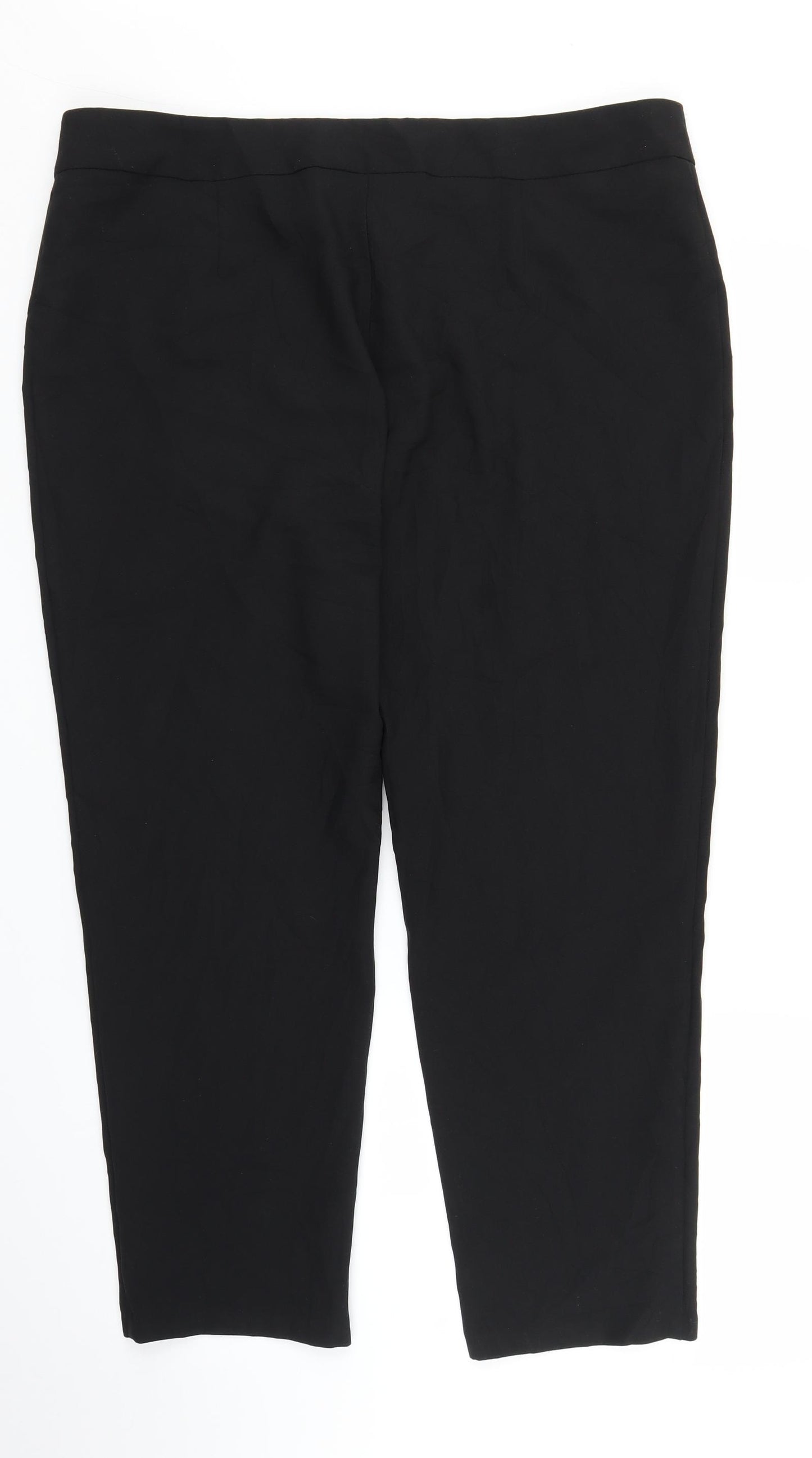 George Womens Black   Capri Trousers Size 18 L24 in