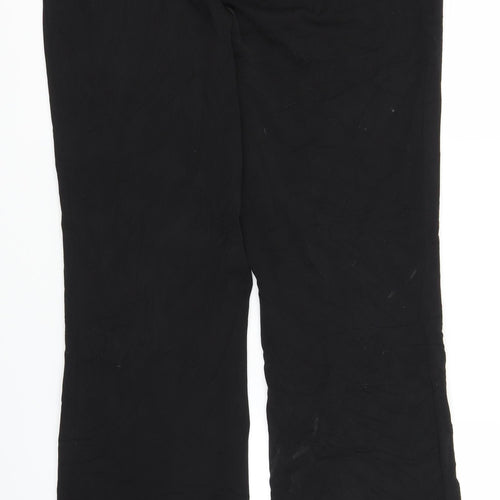 M&S Womens Black   Trousers  Size 14 L29 in