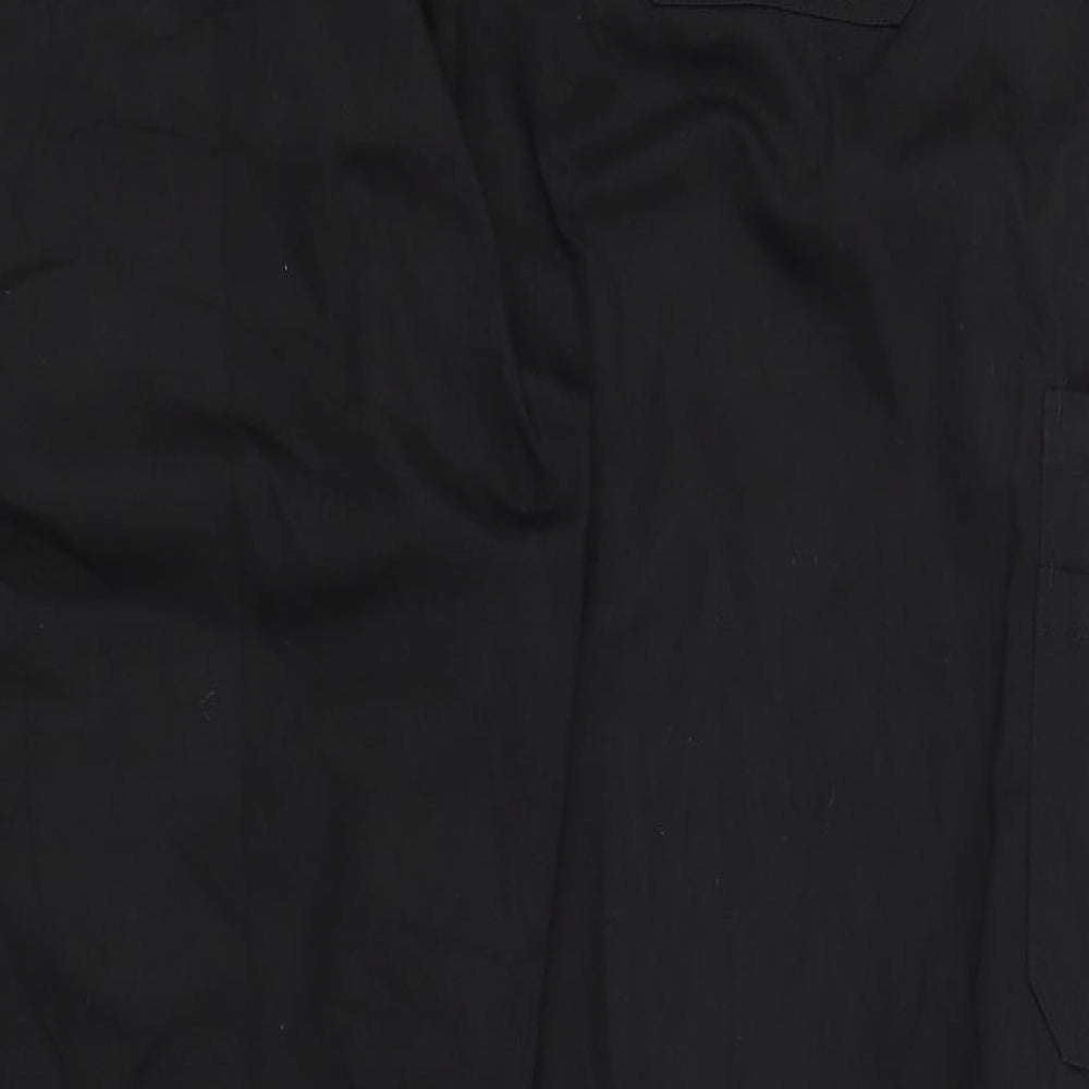 BKS Mens Black   Cargo Trousers Size 50 in L31 in