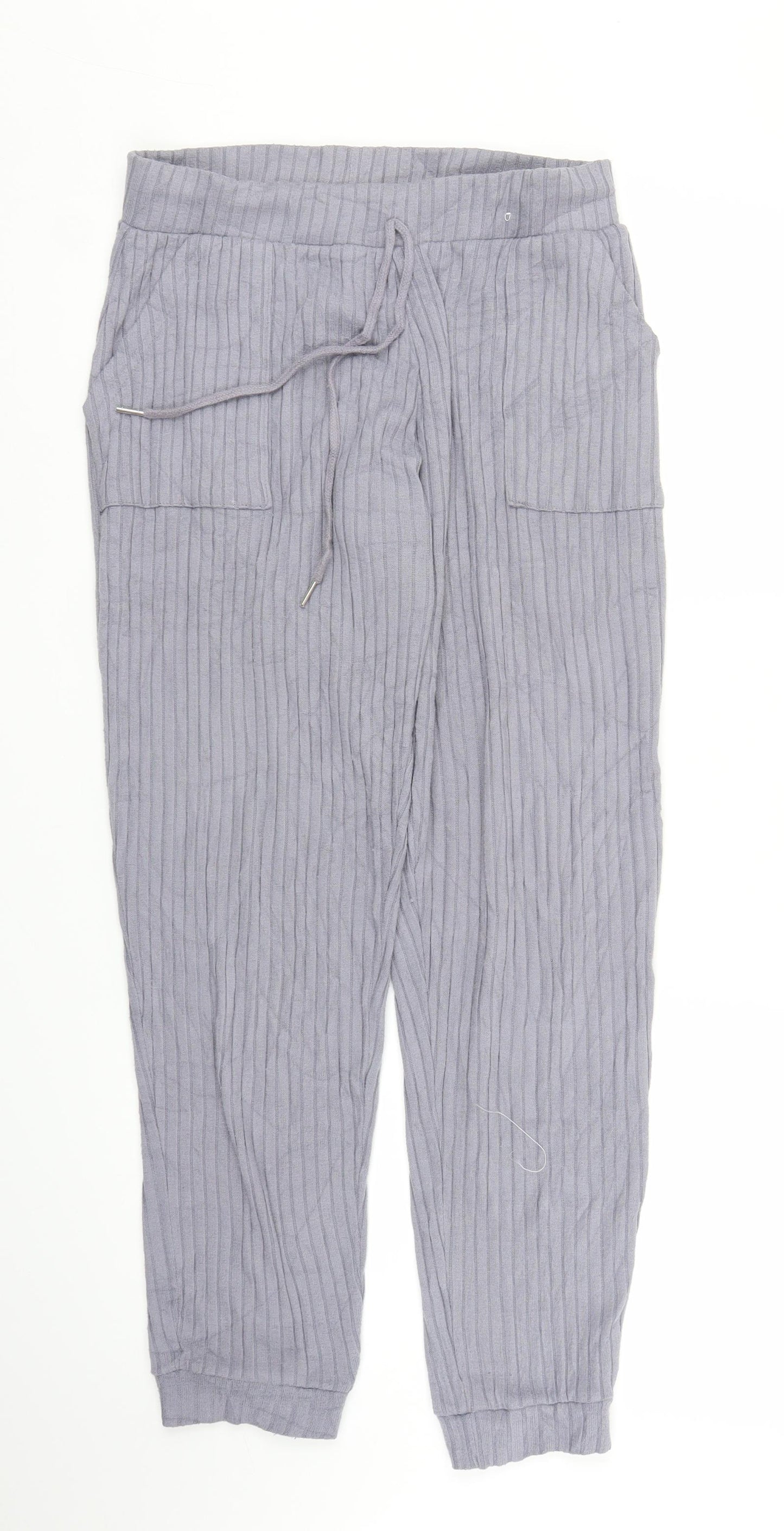 Primark Womens Grey Solid  Chemise Pyjama Pants Size M