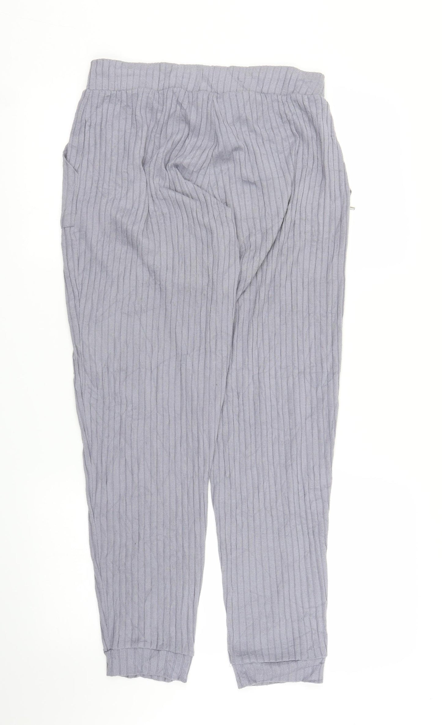 Primark Womens Grey Solid  Chemise Pyjama Pants Size M