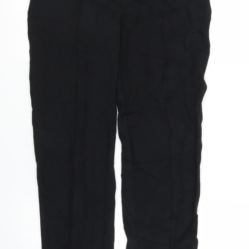 M&S Womens Black   Trousers  Size 10 L29 in