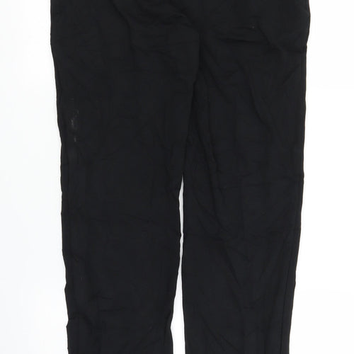 M&S Womens Black   Trousers  Size 10 L29 in