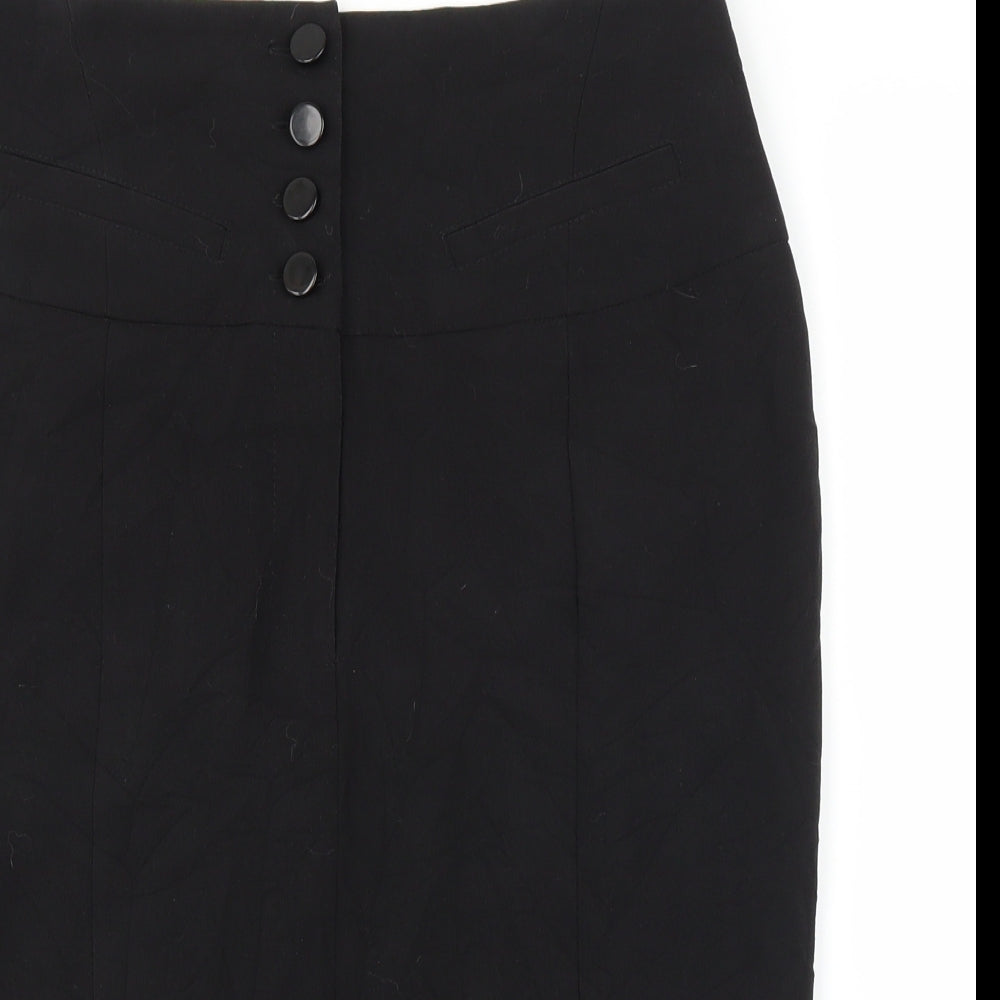 Papaya Womens Black   Straight & Pencil Skirt Size 12