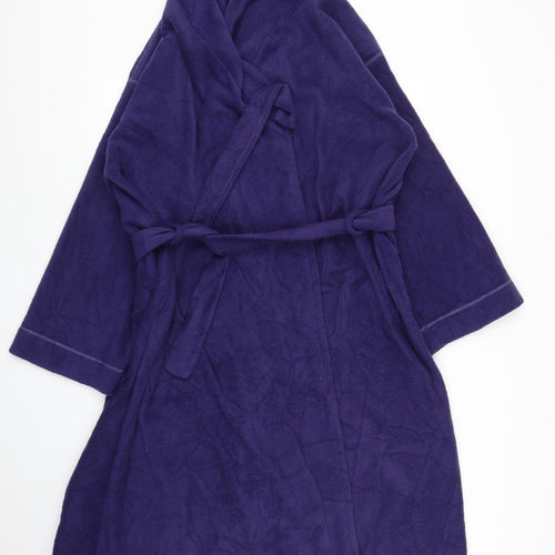 Nightwear Womens Purple Solid  Chemise Robe Size 14