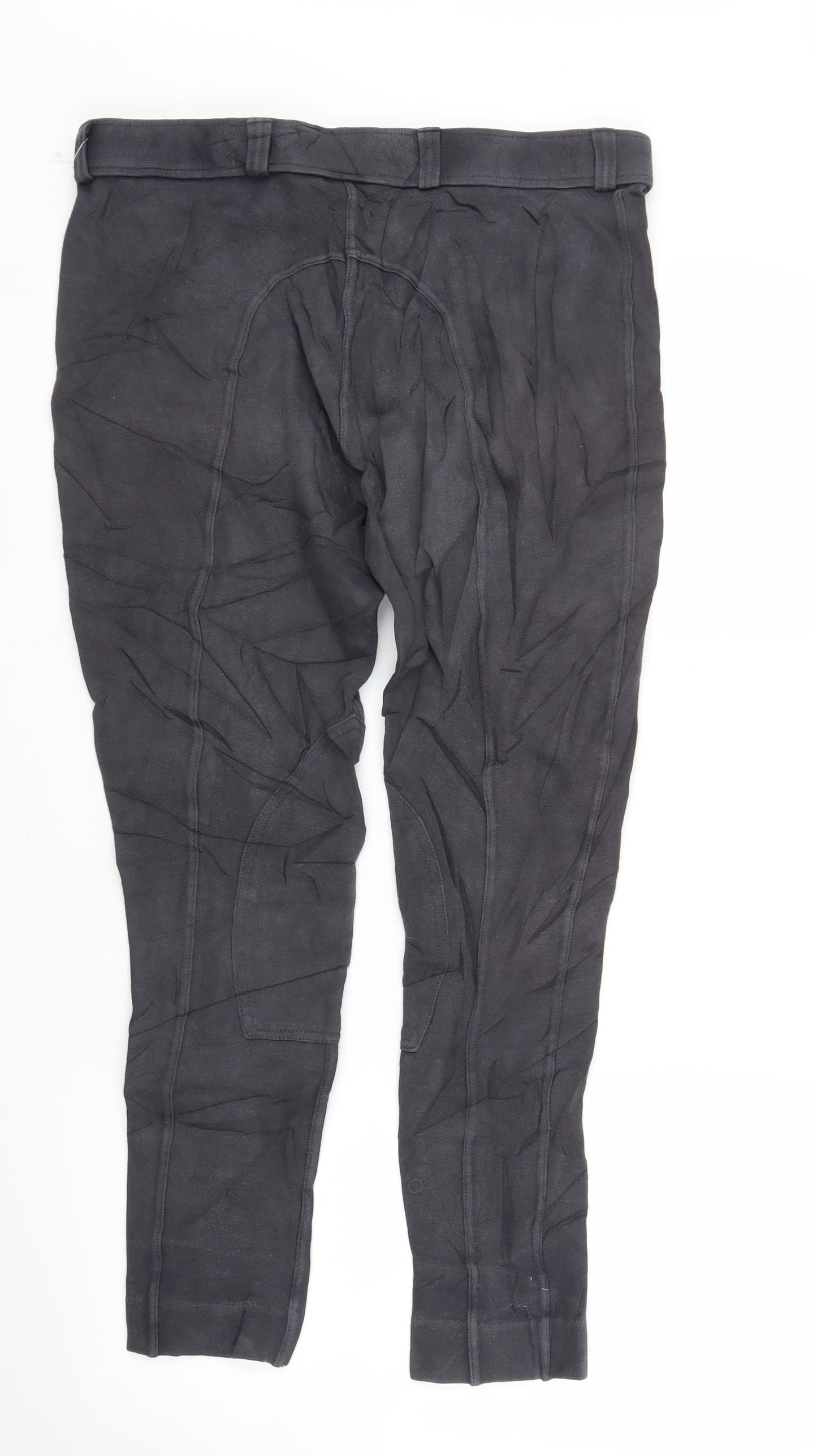 Saxon Womens Grey   Carrot Trousers Size M L25 in