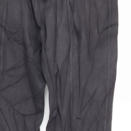 Saxon Womens Grey   Carrot Trousers Size M L25 in