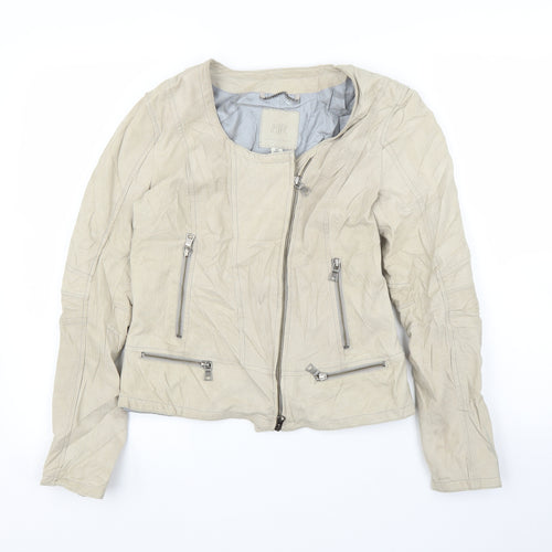Banana Republic Womens Beige   Biker Coat Size XS