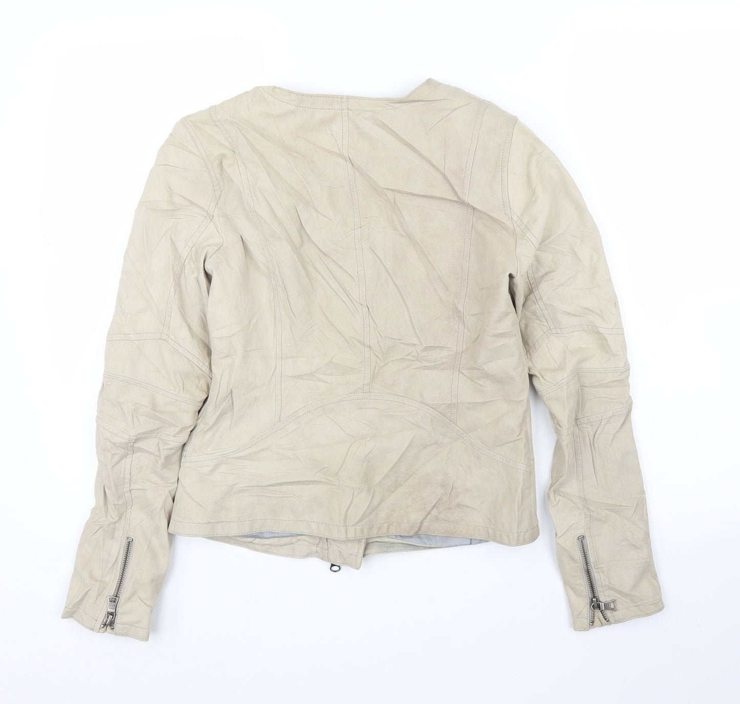 Banana Republic Womens Beige   Biker Coat Size XS