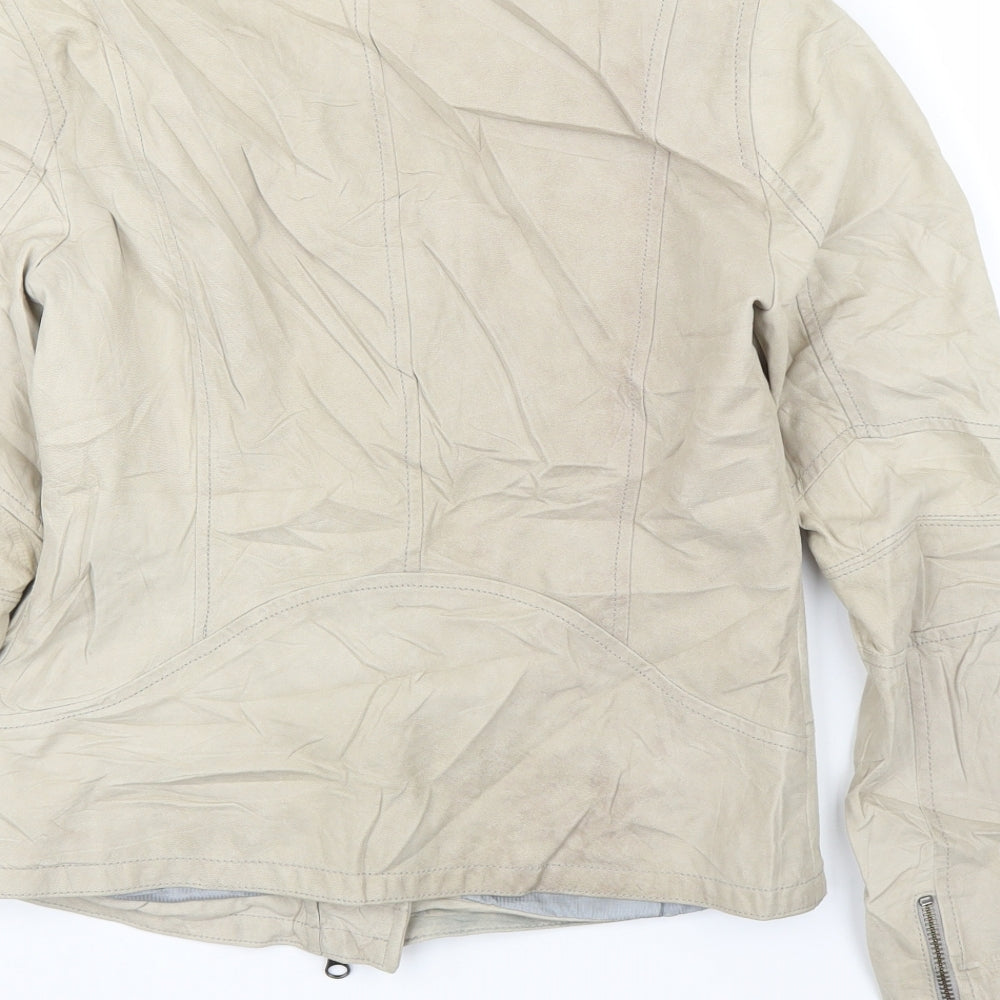 Banana Republic Womens Beige   Biker Coat Size XS