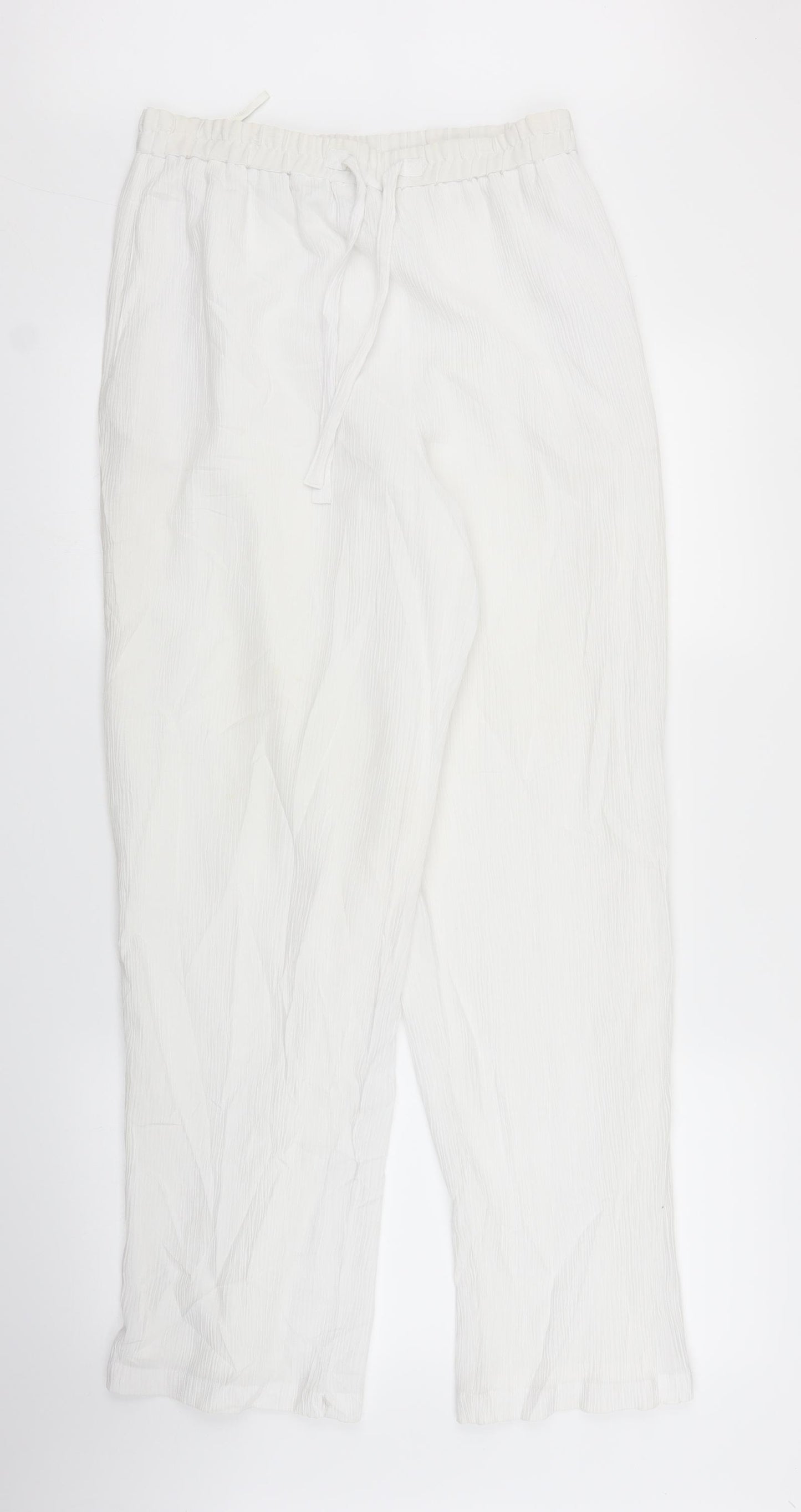 Canda Womens White   Bloomer Trousers Size 12 L29 in