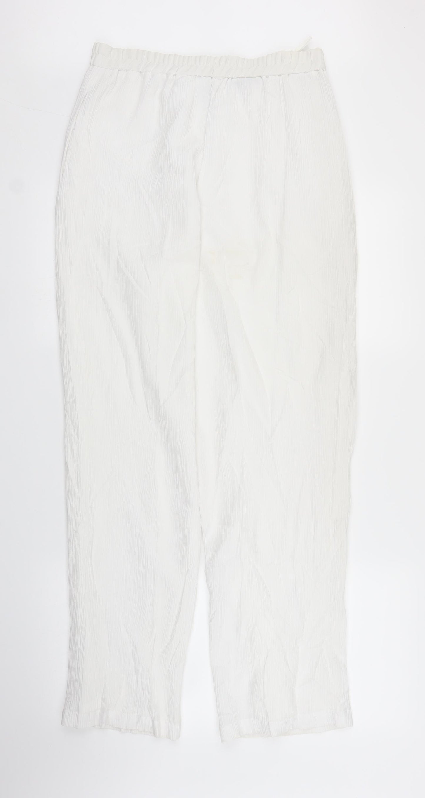 Canda Womens White   Bloomer Trousers Size 12 L29 in