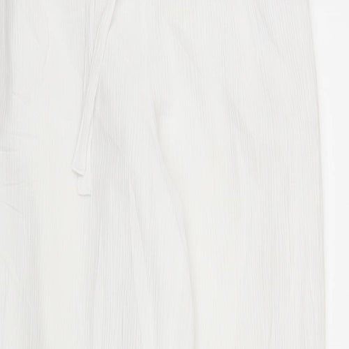 Canda Womens White   Bloomer Trousers Size 12 L29 in