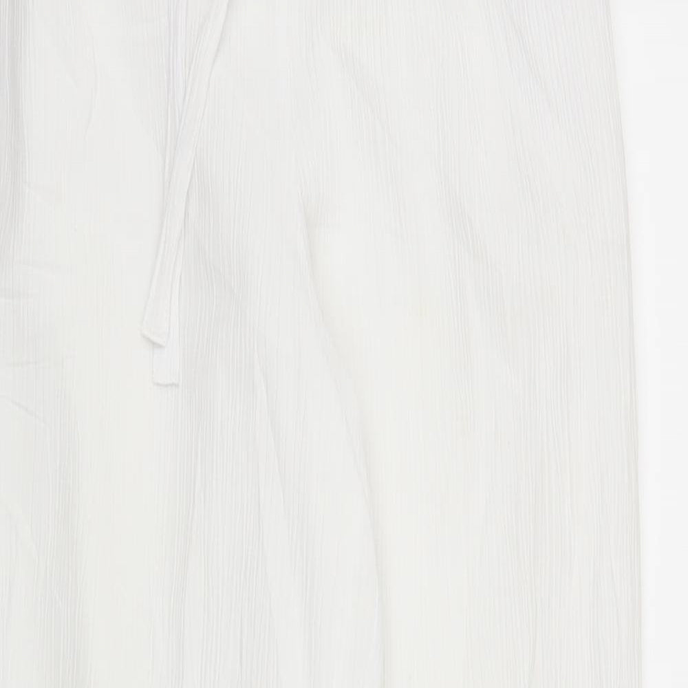 Canda Womens White   Bloomer Trousers Size 12 L29 in
