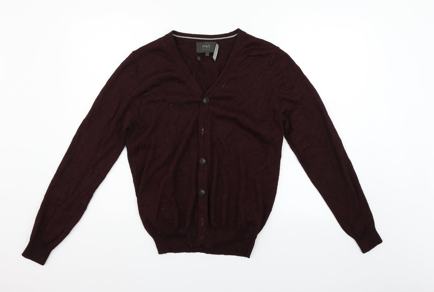 Marks and Spencer Womens Purple   Cardigan Jumper Size S
