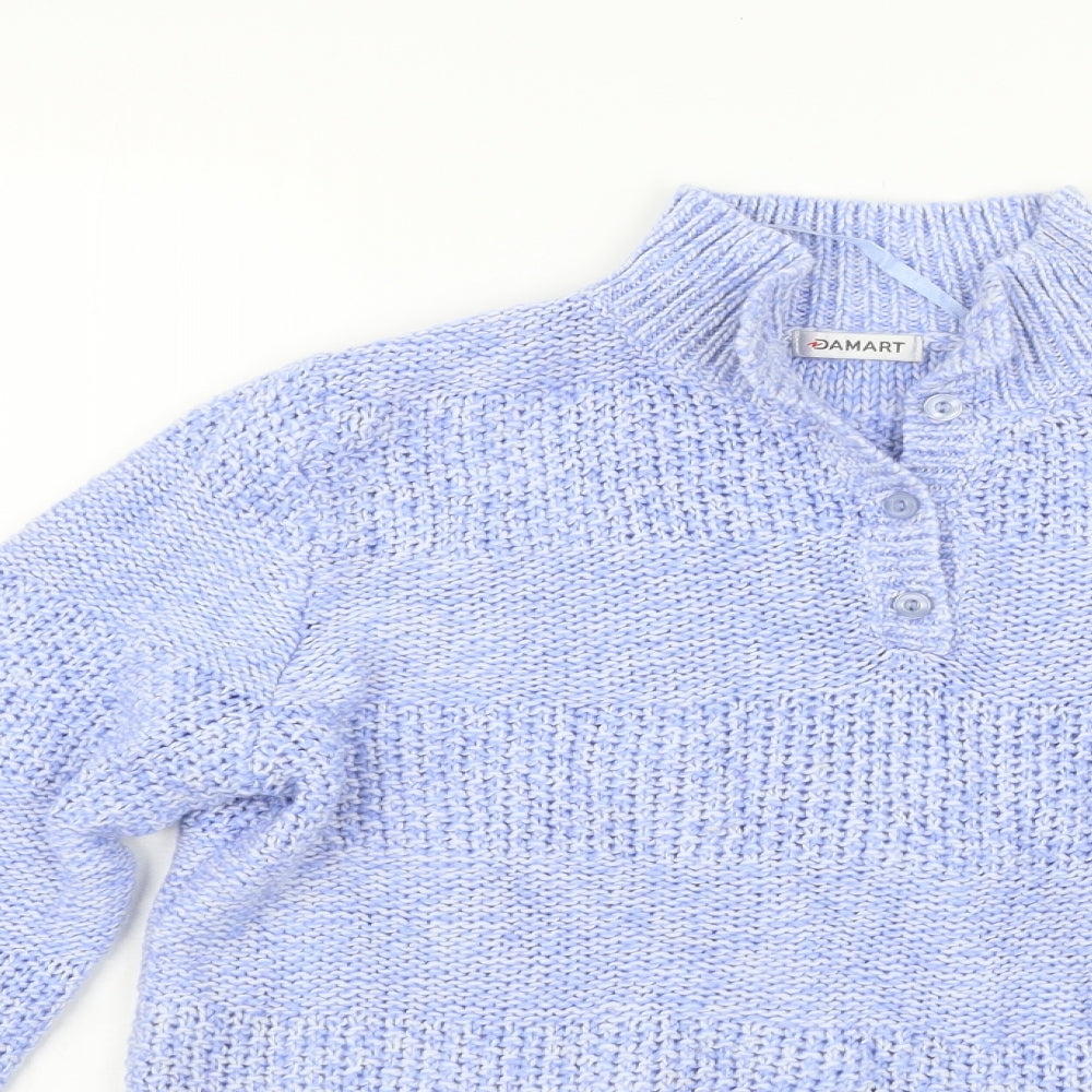 Damart Womens Blue   Pullover Jumper Size 14