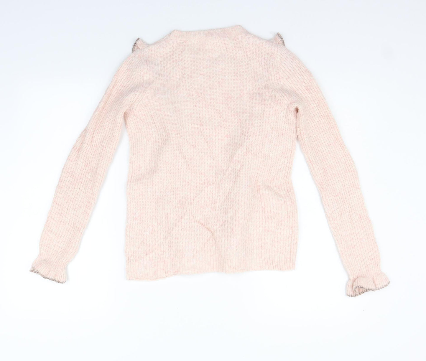 F&F Girls Pink   Pullover Jumper Size 10-11 Years