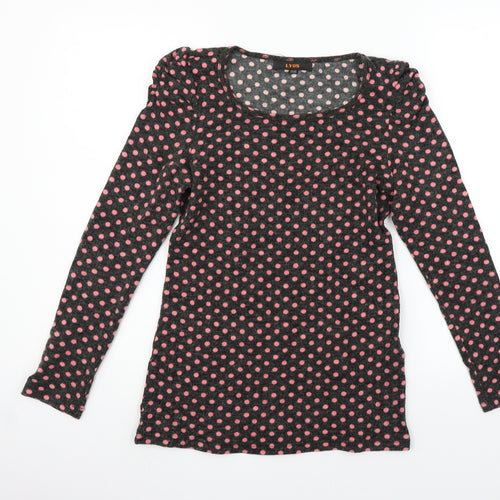 lyds Girls Pink Spotted  Pullover Jumper Size 15 Years