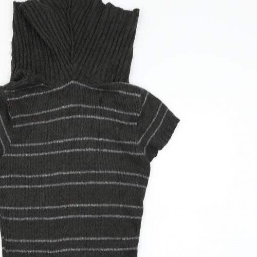 E-vie Womens Grey   Jumper Dress  Size 12