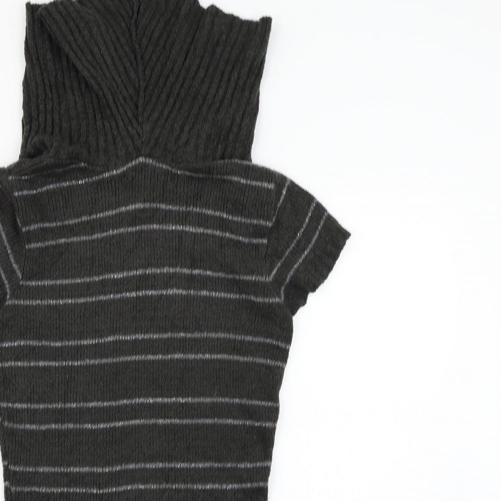 E-vie Womens Grey   Jumper Dress  Size 12