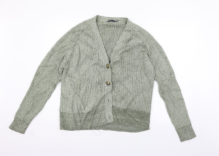 Marks and Spencer Womens Gold   Cardigan Jumper Size XL