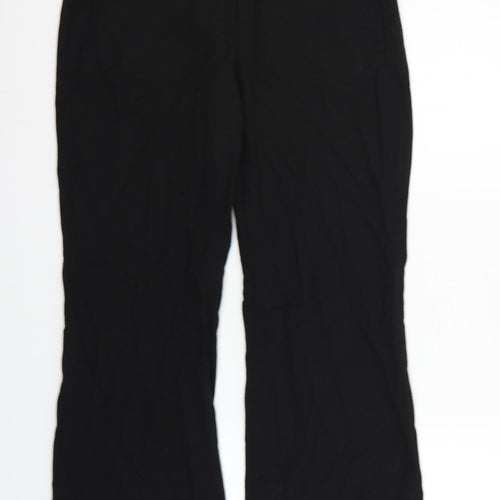 NEXT Womens Black   Trousers  Size 12 L28 in