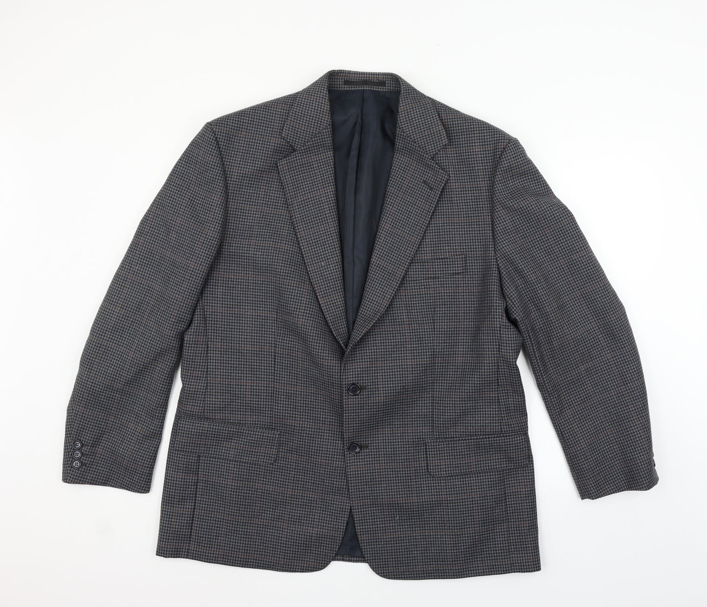 Preworn Mens Grey Check  Jacket Blazer Size S