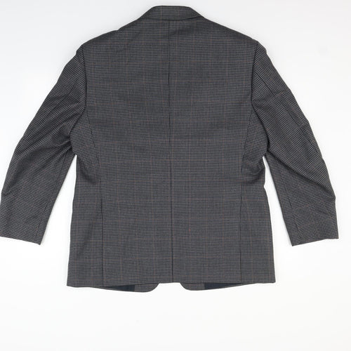Preworn Mens Grey Check  Jacket Blazer Size S