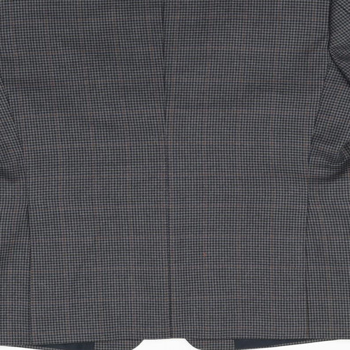 Preworn Mens Grey Check  Jacket Blazer Size S